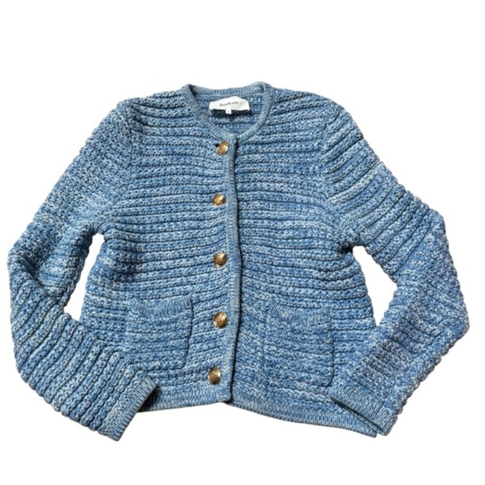 ba&sh Blue Guspa Cardigan Size 2